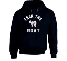 Load image into Gallery viewer, Fear The Goat Tom Brady New England Football Distressed T Shirt - image_038f1d4d-47da-44e9-88b9-fd8ed1103cee