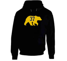 Load image into Gallery viewer, Patrice Bergeron Bear Silhouette 37 Boston Hockey Fan T Shirt - image_0468f1ee-8ae9-47e2-948f-96abc41fd81d