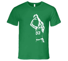 Load image into Gallery viewer, Larry Bird Silhouette Legend Retro 8 Bit Boston Basketball Fan T Shirt - image_064f627d-2bbc-48af-84df-e62611c7f67f