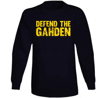 Load image into Gallery viewer, Defend The Gahden Boston Hockey Fan T Shirt - image_06f61a7a-a262-4b8c-92e4-e1a5a7735458