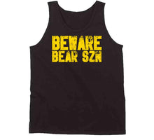 Load image into Gallery viewer, Beware Bear Szn Boston Hockey Fan T Shirt - image_07000703-ac54-46a4-ac7a-a2961aa8e3a8