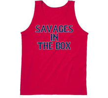 Load image into Gallery viewer, Savages In The Box Boston Baseball Fan V2 T Shirt - image_07132aed-70ea-47fa-88de-bd07c397c330