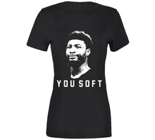 Load image into Gallery viewer, Marcus Smart You Soft Boston Basketball Fan T Shirt - image_077d8d86-7ec7-40a8-9da7-f080257138a3
