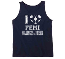 Load image into Gallery viewer, Femi Hollinger Janzen I Heart New England Soccer T Shirt - image_07ac3841-c44c-457e-9b4a-5917676addc8