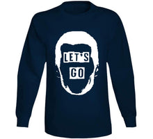 Load image into Gallery viewer, Lets Go Tom Brady Face Silhouette New England Football T Shirt - image_083e9ec4-450e-4501-8389-c418729e6928