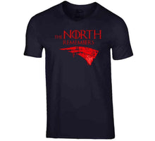 Load image into Gallery viewer, Matt Patricia The North Remembers New England Football Distressed T Shirt - image_08e67c9e-04b7-491b-8da2-e56d55346b18