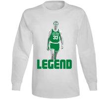 Load image into Gallery viewer, Larry Bird Legend GOAT Boston Basketball Fan T Shirt - image_09055ec3-7dce-4f5e-baa8-617b77cd6b8c