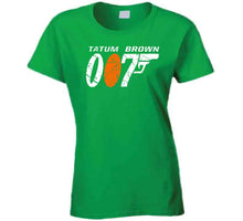 Load image into Gallery viewer, Jayson Tatum Jalen Brown 007 Parody Boston Basketball T Shirt - image_09369a28-94d4-4ed8-894e-be0ff2f01bbe