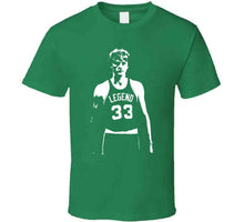 Load image into Gallery viewer, Larry Bird The Legend Boston Basketball Fan Silhouette T Shirt - image_09525275-aabd-464b-bdd6-14dabf25a9a5