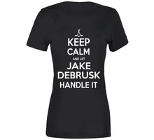 Load image into Gallery viewer, Jake DeBrusk Keep Calm Boston Hockey Fan T Shirt - image_09d5fe7c-1a8d-49ca-8f6d-4012e5ba3d49