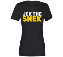 Load image into Gallery viewer, Jek The Snek Jake Debrusk Boston Hockey Fan T Shirt - image_09fa5d19-33de-4769-8872-2c28ec6ef604