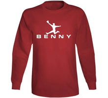 Load image into Gallery viewer, Air Benny Andrew Benintendi Silhouette Boston Baseball Fan Red T Shirt - image_0a0361c2-210b-433f-b414-7461326aa36b