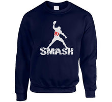 Load image into Gallery viewer, Gronk Smash New England Football Fan T Shirt - image_0c7feb2a-8180-428d-907b-9a2936114a29
