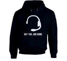 Load image into Gallery viewer, Get The Job Done Headset New England Football Fan T Shirt - image_0dc09ac5-13d9-4bc5-811d-c70372515c24