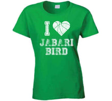 Load image into Gallery viewer, Jabari Bird I Heart Boston Basketball Fan T Shirt - image_0e31d15b-8b82-4d5f-92b7-360d3002ad31