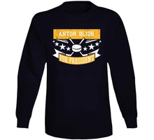 Load image into Gallery viewer, Anton Blidh For President Boston Hockey Fan T Shirt - image_0ec684de-69c2-4957-bab2-369a688d8b90