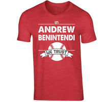 Load image into Gallery viewer, Andrew Benintendi We Trust Boston Baseball Fan T Shirt - image_0ed42520-f59c-4cd7-ba9c-a31e3552713a