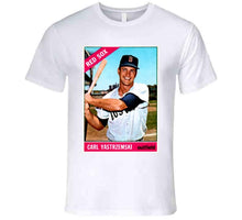 Load image into Gallery viewer, Carl Yastrzemski Boston Baseball Card Fan V2 T Shirt - image_10b179b4-ab40-408a-82f5-05084a9aa034
