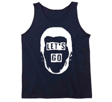 Load image into Gallery viewer, Lets Go Tom Brady Face Silhouette New England Football T Shirt - image_10ee109e-e59a-45fd-b3e0-b827c20f8a89