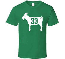 Load image into Gallery viewer, Larry Legend Bird Goat 33 Distressed Boston Basketball T Shirt - image_11456e87-8128-4df5-af4a-bff476dbcdf6