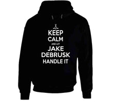 Load image into Gallery viewer, Jake DeBrusk Keep Calm Boston Hockey Fan T Shirt - image_114be769-efc0-4897-9dcf-7c54ab4fdd0f
