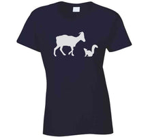 Load image into Gallery viewer, Julian Edelman Tom Brady The Goat and The Squirrel New England Football Fan T Shirt - image_1523d61b-c2c3-439a-afe7-577f5fe84ecd