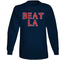 Load image into Gallery viewer, Beat LA Boston Baseball Fan Distressed T Shirt - image_15a99cae-3ce0-4b5d-9619-9fee550582f4