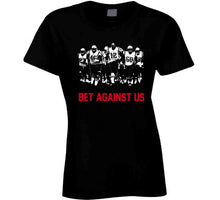 Load image into Gallery viewer, Bet Against Us Leaders New England Football Fan T Shirt - image_1650afcb-8f12-4160-8051-e3ae3ef80a20