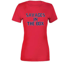 Load image into Gallery viewer, Savages In The Box Boston Baseball Fan V2 T Shirt - image_16c772a5-6c65-46bc-8530-8fd0673485a0