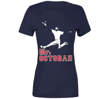 Load image into Gallery viewer, Andrew Benintendi Mr Octobah Boston Baseball Fan T Shirt - image_17350ef7-4c2f-4b9f-b96d-8983426399d4