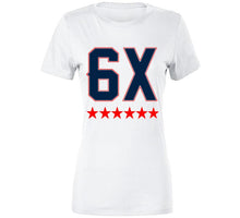 Load image into Gallery viewer, 6 Time World Champs New England Football Fan T Shirt - image_17cf274e-9b61-4915-81ea-726e0cbe4cfd