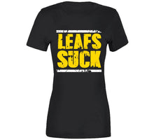 Load image into Gallery viewer, Leafs Suck Boston Playoff Hockey Fan T Shirt - image_1af4377a-3bbd-4a4e-a58f-256cc4e72550
