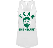 Load image into Gallery viewer, Boston Basketball Marcus Smart Fear The Smarf Fan T Shirt - image_1bf778af-5e44-4909-ad47-b83e9eb69a87