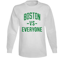 Load image into Gallery viewer, Boston Vs Everyone Boston Basketball Fan Distressed v3 T Shirt - image_1c57190d-ad9d-41c7-84fc-56f6393e9736