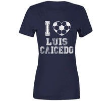 Load image into Gallery viewer, Luis Caicedo I Heart New England Soccer T Shirt - image_1c81948a-c030-456f-a27e-c303d3b44108