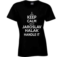 Load image into Gallery viewer, Jaroslav Halak Keep Calm Boston Hockey Fan T Shirt - image_1d44384a-e272-4eb9-9bce-102730900a98