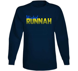 Boston Marathon inspired 26.2 miles City Wicked Runnah V3 T Shirt - image_1da2b9e3-55a1-4f00-9267-4d2317b3d1ad