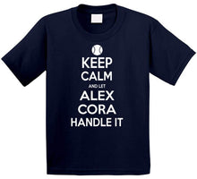 Load image into Gallery viewer, Alex Cora Keep Calm Boston Baseball Fan T Shirt - image_1eaa5a28-4da1-462b-b8a6-4f488c9ddc0e