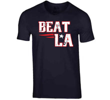 Load image into Gallery viewer, Beat La Football New England Fan Distressed T Shirt - image_207e9234-6f83-4f13-8dd6-d501ebcad5d6