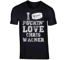 Load image into Gallery viewer, Chris Wagner I Love Boston Hockey Fan T Shirt - image_211b5fd0-9203-482f-bd3f-683daffe5739