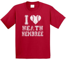 Load image into Gallery viewer, Heath Hembree I Heart Boston Baseball Fan T Shirt - image_214612b0-3bb0-4d14-b310-5000c45d8bfd