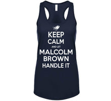 Load image into Gallery viewer, Malcolm Brown Keep Calm New England Football Fan T Shirt - image_214be8c0-6623-49ae-af0f-7f69039891f7