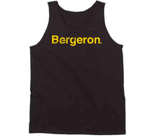 Load image into Gallery viewer, Boston Hockey Legend Patrice Bergeron Fan Distressed T Shirt - image_229a98ce-42ff-49c3-9182-78b336c98d01