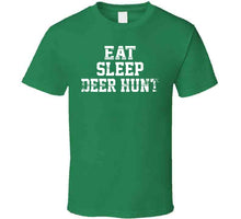 Load image into Gallery viewer, Eat Sleep Deer Hunt Boston Basketball Fan T Shirt - image_22d2a32d-05ca-4c8b-9c0c-ed06640a95cd