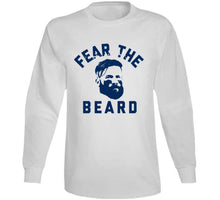Load image into Gallery viewer, Julian Edelman Fear The Beard New England Football T Shirt - image_23cc1871-75b2-4f5c-a91d-57d9885664ff