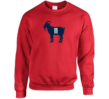 Load image into Gallery viewer, Julian Edelman Goat  New England Football Fan T Shirt - image_24616c79-97a5-4a33-ae0e-842e9d2901b4