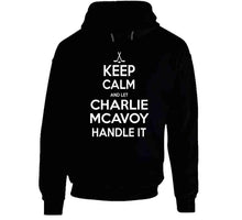 Load image into Gallery viewer, Charlie McAvoy Keep Calm Boston Hockey Fan T Shirt - image_24ad3c47-a367-47a2-a9cd-f4d2218f4853