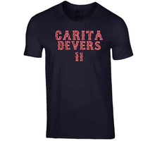Load image into Gallery viewer, Rafael Devers Carita Distressed Boston Baseball Fan T Shirt - image_24bb0b24-cadb-481d-bb88-7dccdcce3821
