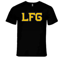 Load image into Gallery viewer, Let's Go LFG Boston Hockey Fan T Shirt - image_25083fad-aafa-4ecb-a0e6-46ed79b81572