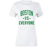 Load image into Gallery viewer, Boston Vs Everyone Boston Basketball Fan Distressed v3 T Shirt - image_26a42766-5994-47e4-9d60-826bcfb665c1